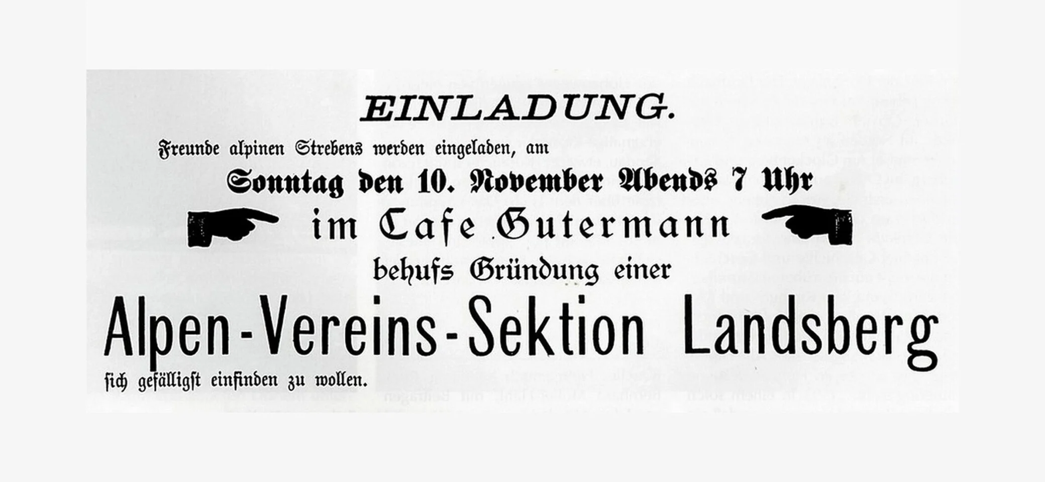 © Archiv DAV Landsberg © Archiv DAV Landsberg